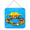 Micasa Crab Baby Blue Aluminium Metal Wall Or Door Hanging Prints MI233963